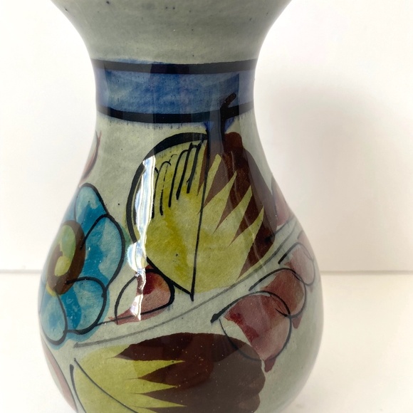 Ken Edwards Signed Tonala Art Pottery Vase Vintage 5 2/8"H - Picture 2 of 10
